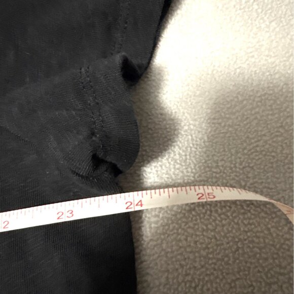 J.Crew Girlfriend Tee Black Short Sleeve Crewneck Cotton 2X - Picture 5 of 6